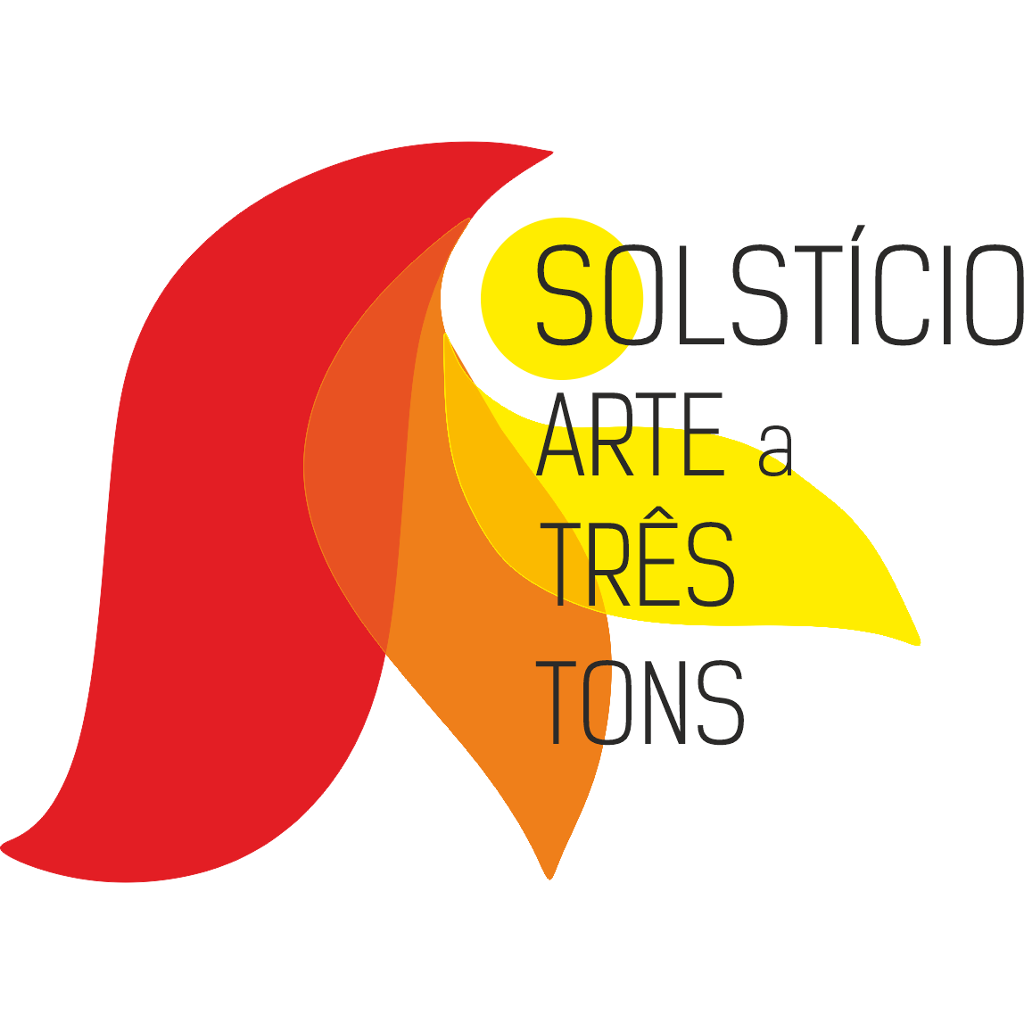 Logo da 2ªEdição do Festival de Artes Solstício: Arte a Três Tons